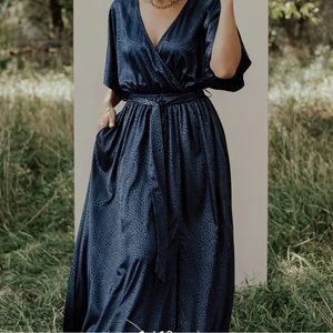 Navy Kimono dress. Super cute and light, fit a 38 DDD top very well.